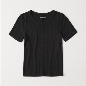 NWOT Abercrombie Slim Ribbed Crew Tee